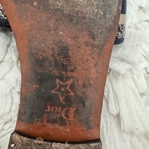 Dior Dway Slide
Deep Blue Embroidered Cotton - Picture 5 of 5